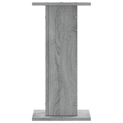 vidaXL Supporti per Piante 2 pz Grigio Sonoma 30x30x60cm in Truciolato