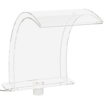 vidaXL Set Fontana da Piscina con Connettore e LED RGB Acrilico 50 cm