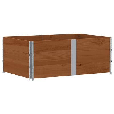 vidaXL Fioriera da Giardino Marrone 150x100 cm Legno Massello di Pino