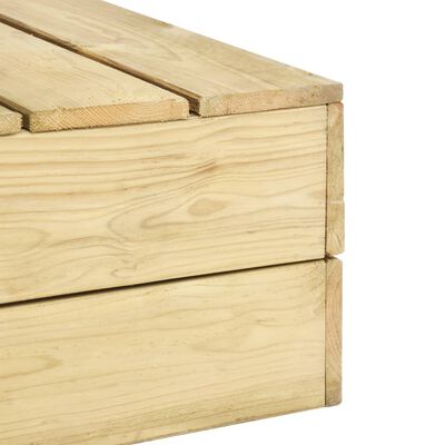 vidaXL Set Divani da Giardino 3 pz in Legno di Pino Impregnato