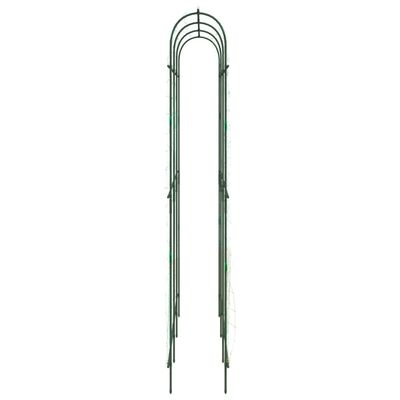 vidaXL Traliccio Giardino per Rampicanti Telaio U 181x31x182,5 Acciaio