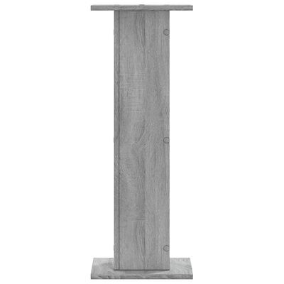 vidaXL Supporti per Piante 2 pz Grigio Sonoma 30x30x80cm in Truciolato