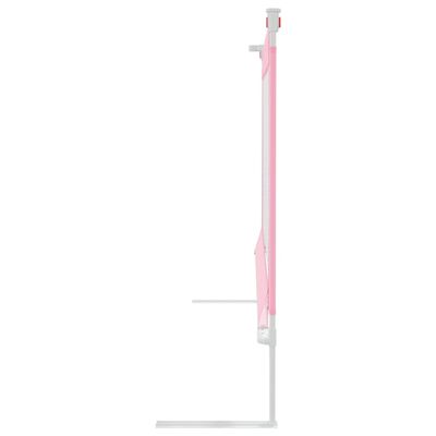 vidaXL Sponda Letto di Sicurezza per Bambini Rosa 200x25 cm Tessuto