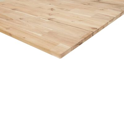 vidaXL Mensole da Parete 2 pz 80x30x2 cm Legno Acacia Non Trattato