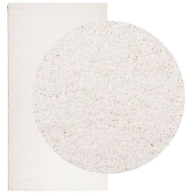 vidaXL Tappeto Shaggy PAMPLONA a Pelo Lungo Moderno Crema 80x150 cm