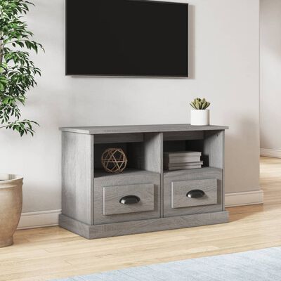 vidaXL Mobile Porta TV Grigio Sonoma 80x35x50 cm in Legno Multistrato