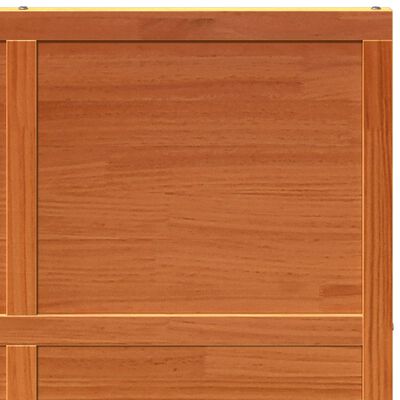 vidaXL Porta del Granaio Marrone 100x208 cm in Legno Massello di Pino