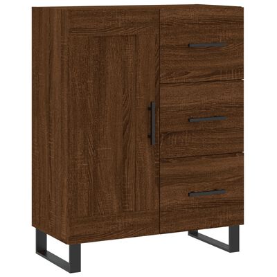 vidaXL Credenza Rovere Marrone 69,5x34x180 cm in Legno Multistrato