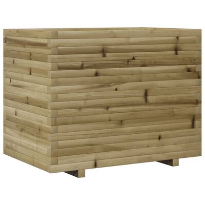 vidaXL Fioriera da Giardino 90x60x72 cm in Legno di Pino Impregnato