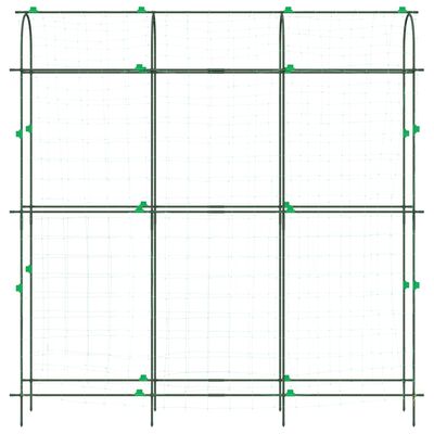 vidaXL Traliccio Giardino per Rampicanti Telaio U 181x31x182,5 Acciaio