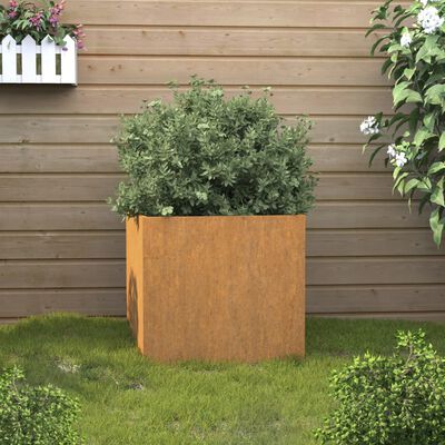 vidaXL Fioriera 42x40x39 cm Acciaio Corten