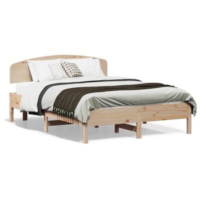 vidaXL Letto senza Materasso 120x190 cm in Legno Massello di Pino