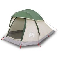 vidaXL Tenda da Campeggio a Cupola per 1 Persona Verde Impermeabile