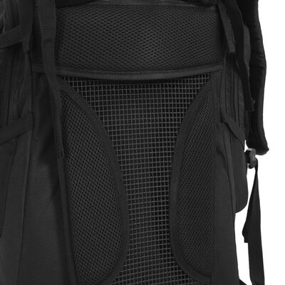 vidaXL Zaino da Trekking Nero 60 L in Tessuto Oxford