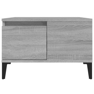 vidaXL Tavolino Salotto Grigio Sonoma 55x55x36,5 cm Legno Multistrato