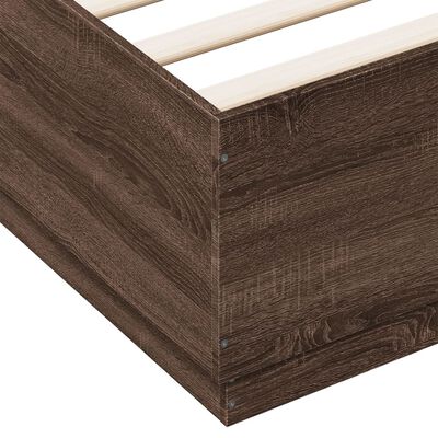 vidaXL Giroletto Rovere Marrone 150x200 cm in Legno Multistrato