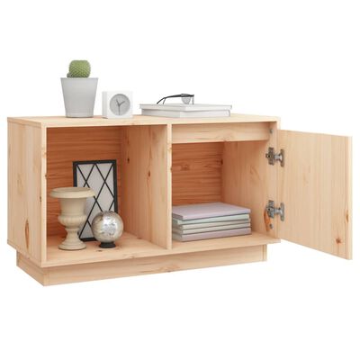 vidaXL Mobile Porta TV 74x35x44 cm in Legno Massello di Pino