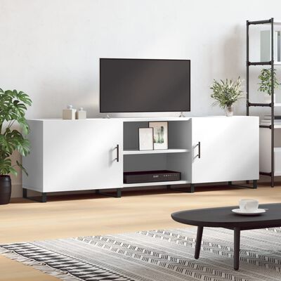 vidaXL Mobile Porta TV Bianco 150x30x50 cm in Legno Multistrato