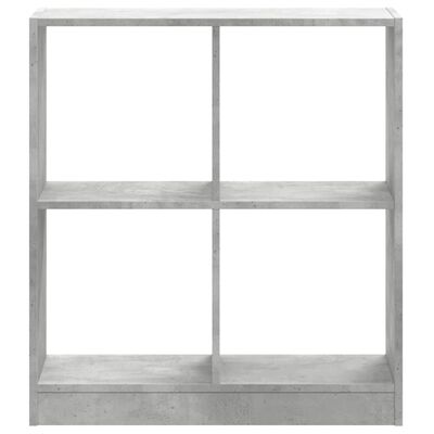 vidaXL Libreria Grigio Cemento 68,5x32x75 cm in Legno Multistrato