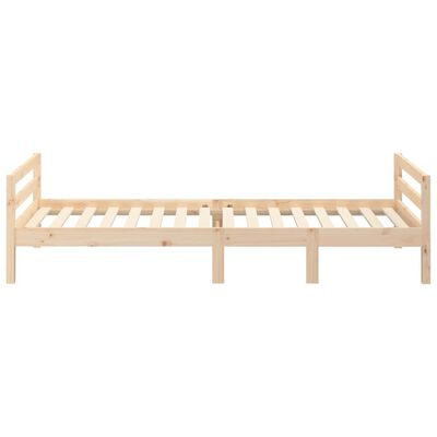 vidaXL Giroletto senza Materasso 75x190 cm in Legno Massello di Pino