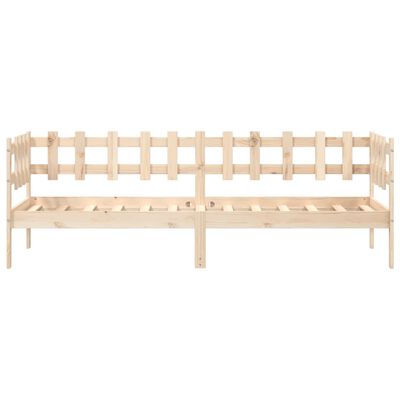 vidaXL Dormeuse senza Materasso 90x200 cm in Legno Massello di Pino