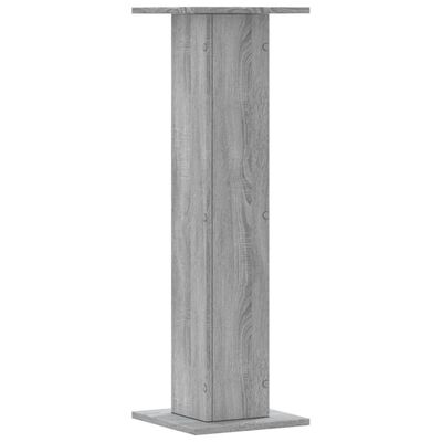 vidaXL Supporti per Piante 2 pz Grigio Sonoma 30x30x95cm in Truciolato