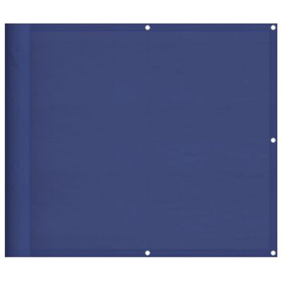 vidaXL Paravento da Balcone Blu 90x800 cm 100% Poliestere Oxford