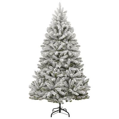 vidaXL Albero Natale Incernierato con 300 LED e Palline 240 cm