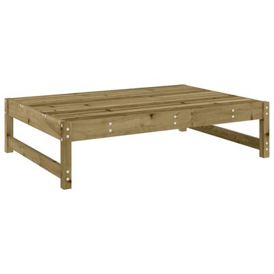 vidaXL Poggiapiedi da Giardino 120x80 cm in Legno Impregnato di Pino