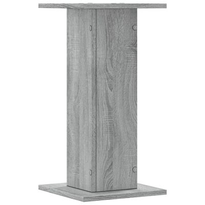 vidaXL Supporti per Piante 2 pz Grigio Sonoma 30x30x60cm in Truciolato