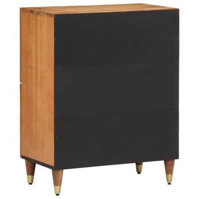 vidaXL Credenza 60x33x75 cm in Legno Massello di Mango