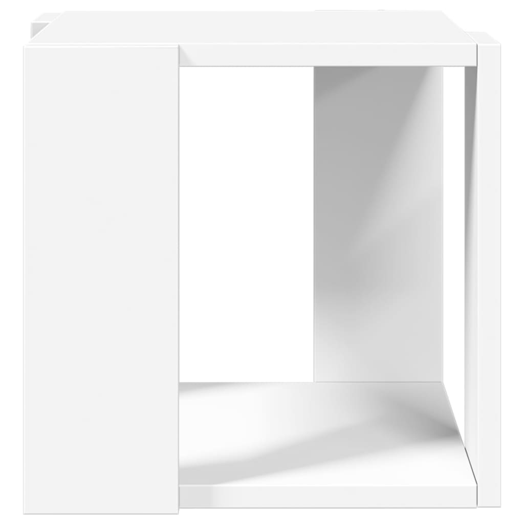 vidaXL Tavolino da Salotto Bianco 32x32x30 cm in Legno Multistrato