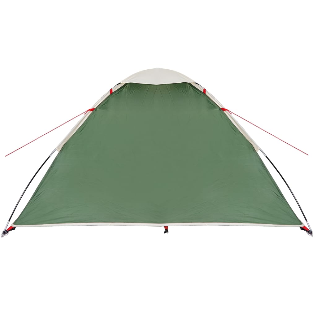 vidaXL Tenda da Campeggio a Cupola per 2 Persone Verde Impermeabile