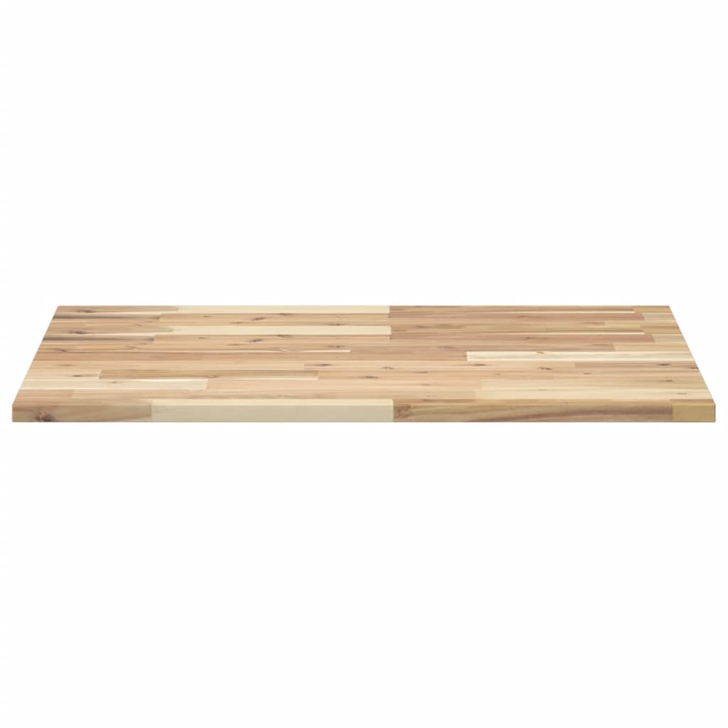 vidaXL Piano da Bagno Non Trattato 100x60x2cm Legno Massello di Acacia