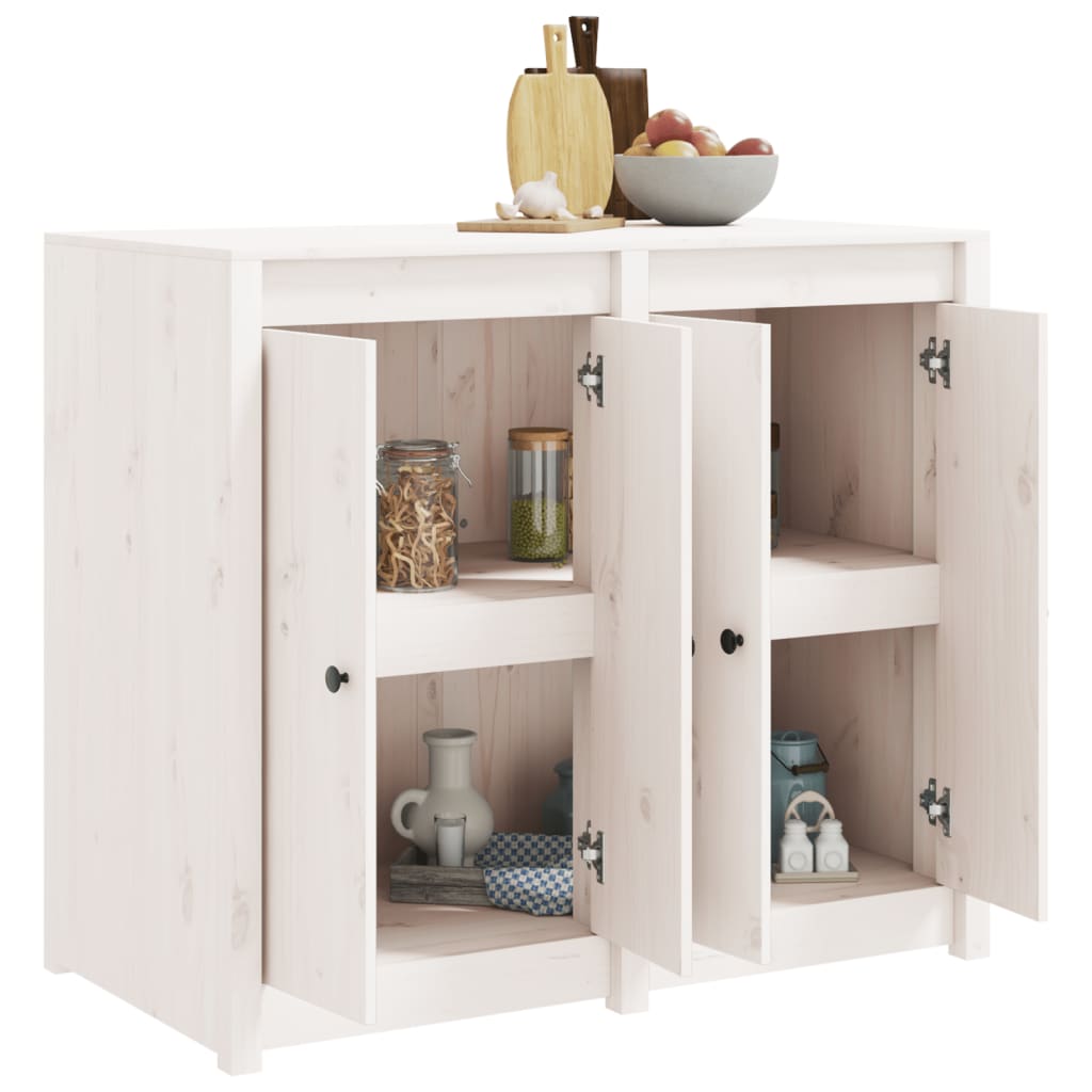 VidaXL Mobile Microonde Bianco Rovere 60x39,6x79,5cm Legno Multistrato