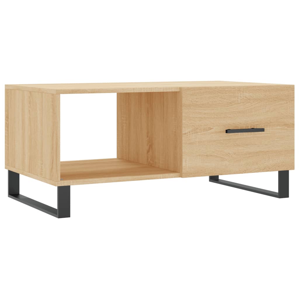 vidaXL Tavolino da Salotto Rovere Sonoma 90x50x40 cm Legno Multistrato