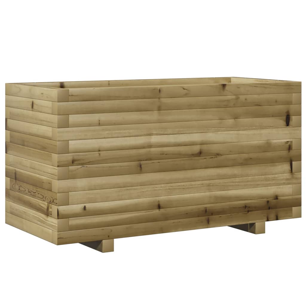 vidaXL Fioriera da Giardino 90x40x49,5 cm in Legno di Pino Impregnato