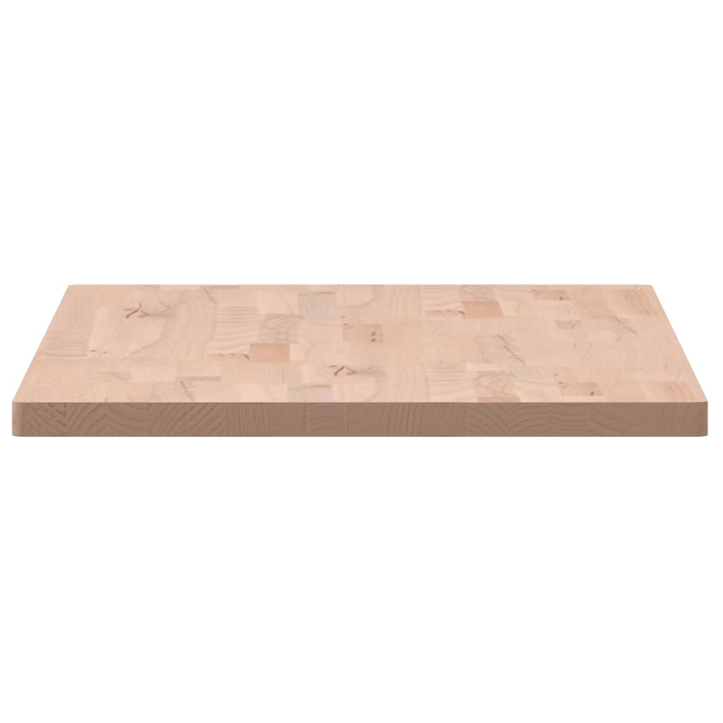 vidaXL Piano Tavolo 100x50x2,5cm Rettangolare Legno Massello di Faggio