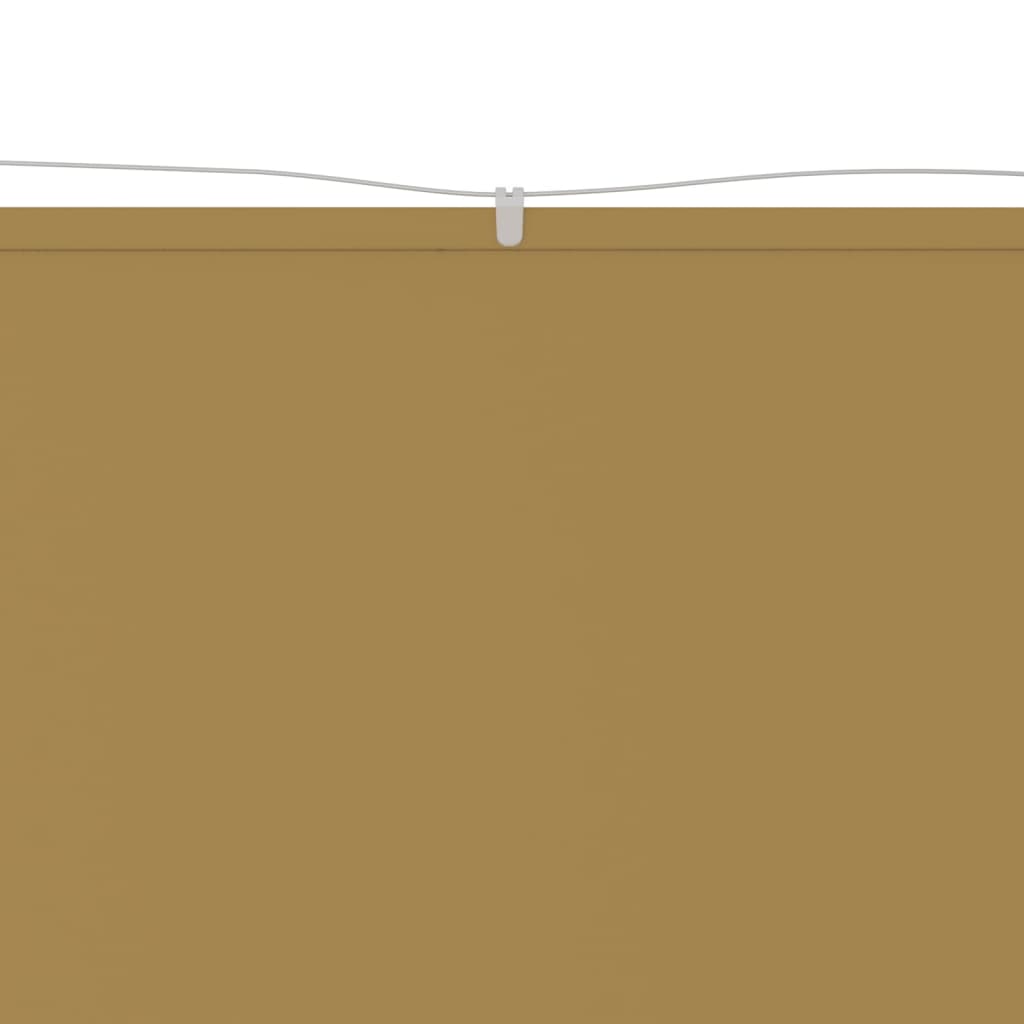 vidaXL Paravento Verticale Beige 140x600 cm in Tessuto Oxford
