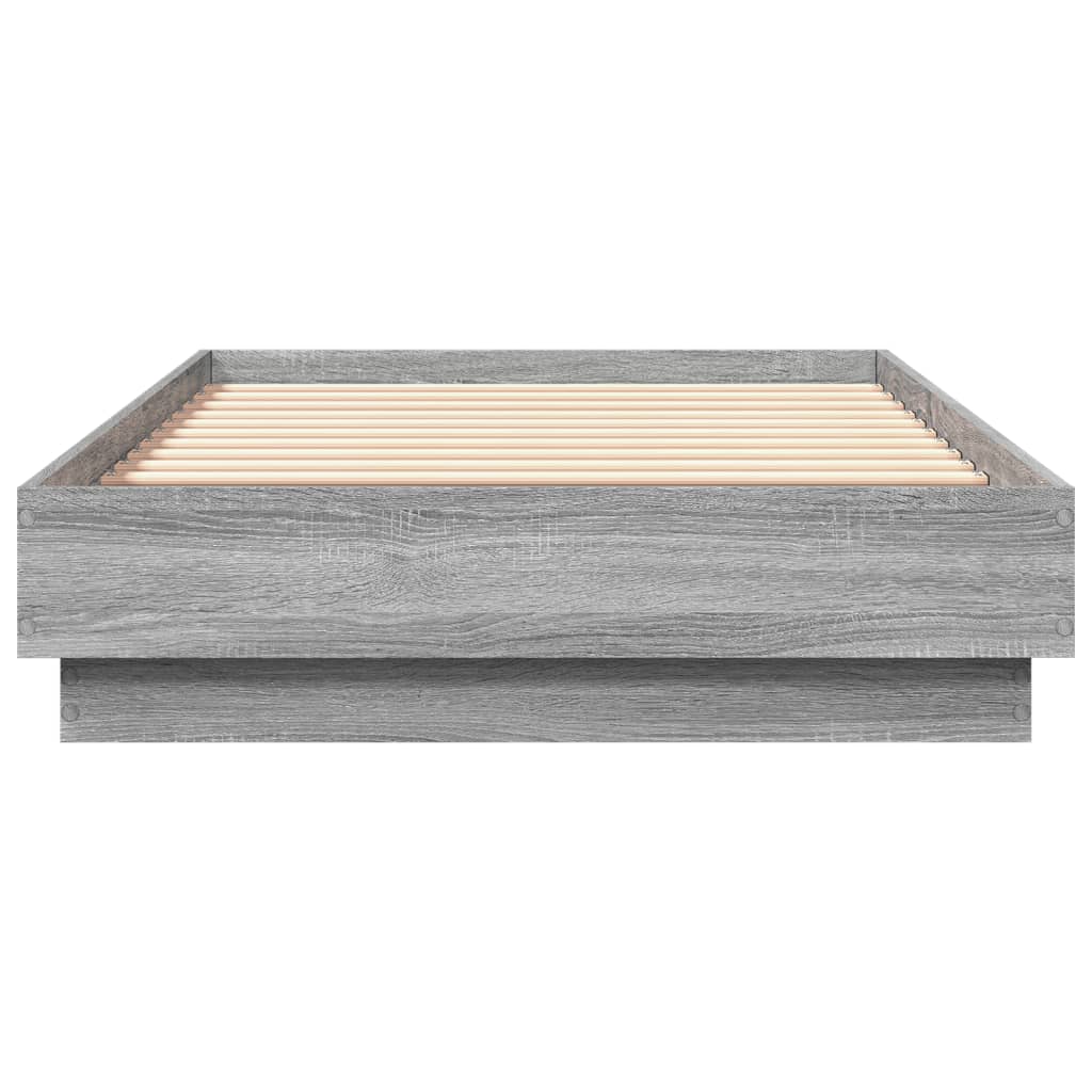 vidaXL Giroletto Grigio Sonoma 75x190 cm in Legno Multistrato