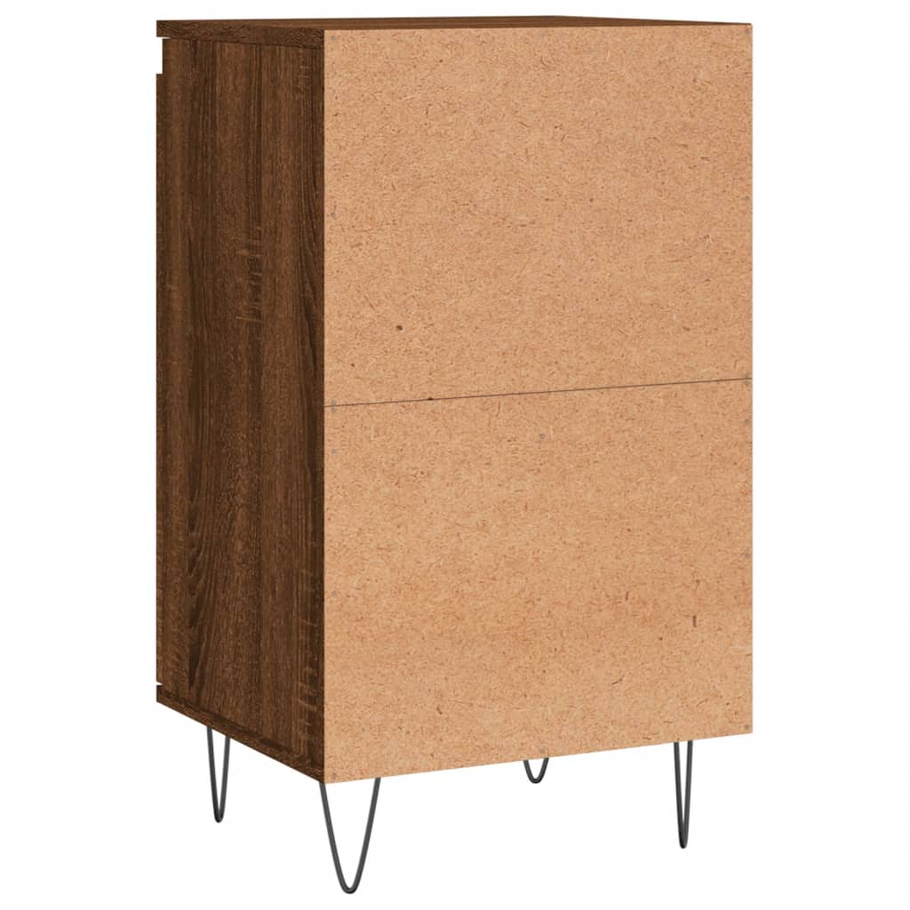 vidaXL Credenza Rovere Marrone 40x35x70 cm in Legno Multistrato