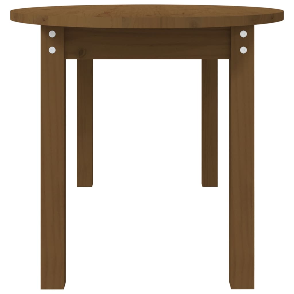 vidaXL Tavolino da Salotto Ambra 110x55x45 cm Legno Massello di Pino