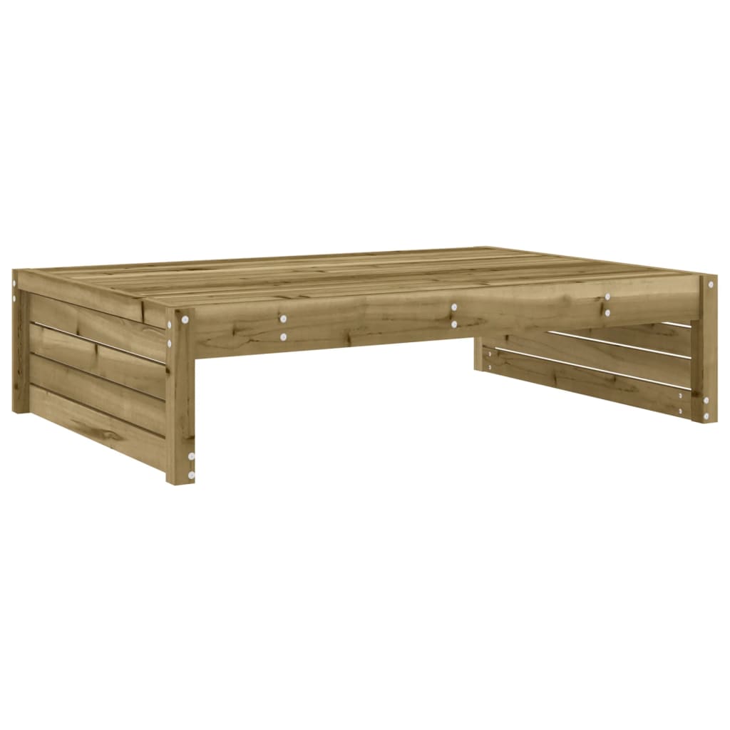 vidaXL Poggiapiedi da Giardino 120x80 cm in Legno Impregnato di Pino