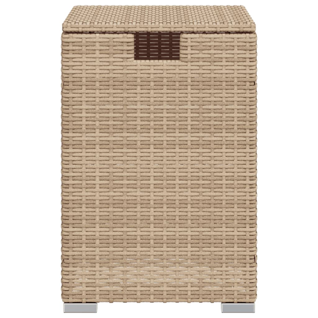 vidaXL Tavolo Copri Serbatoio Propano Beige 40x40x60 cm in Polyrattan