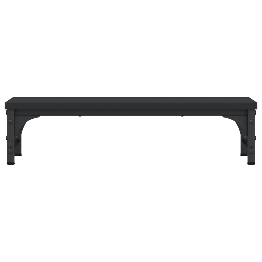 vidaXL Supporto per Monitor Nero 55x23x14 cm Legno Multistrato