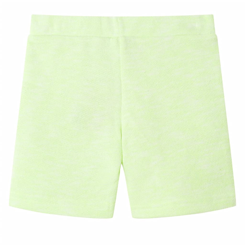 Pantaloncini per Bambini con Coulisse Giallo Neon 116