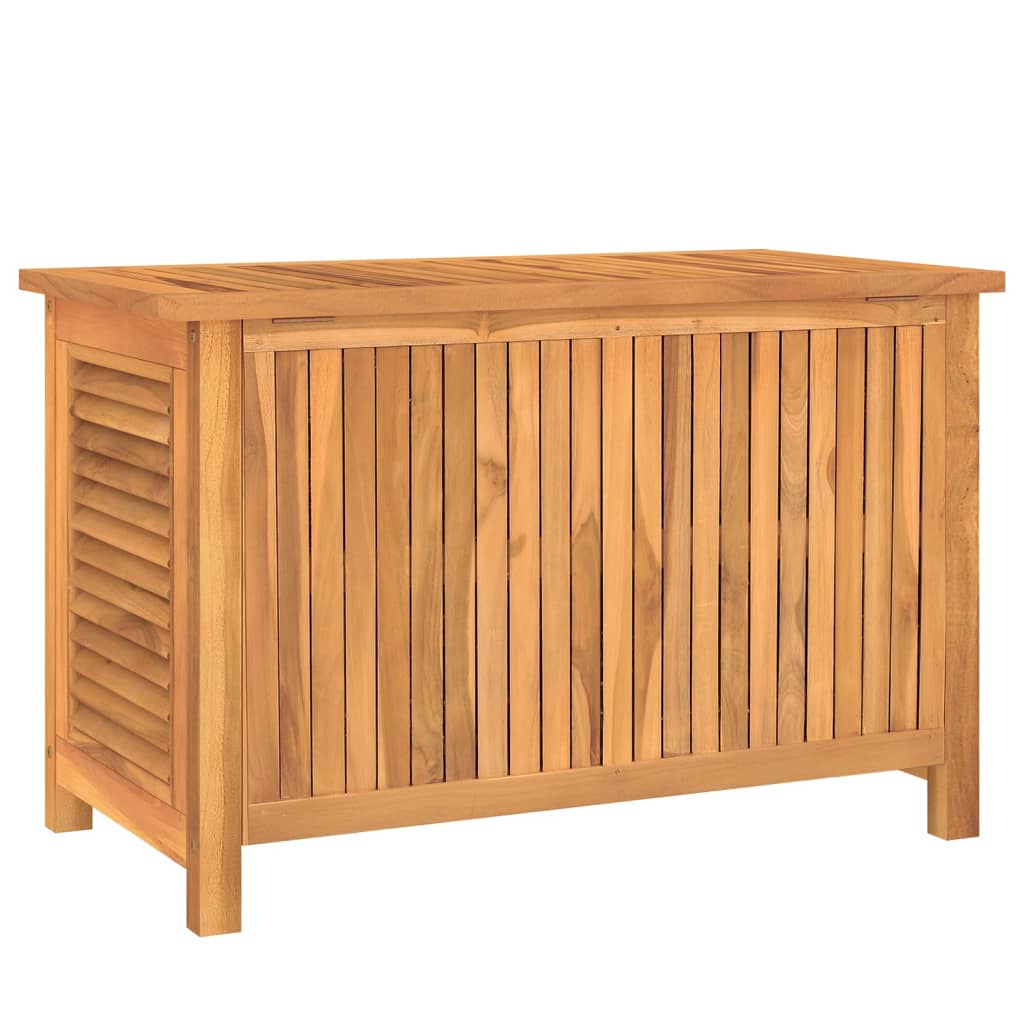 vidaXL Contenitore Giardino con Borsa 90x50x58cm Legno Massello Teak