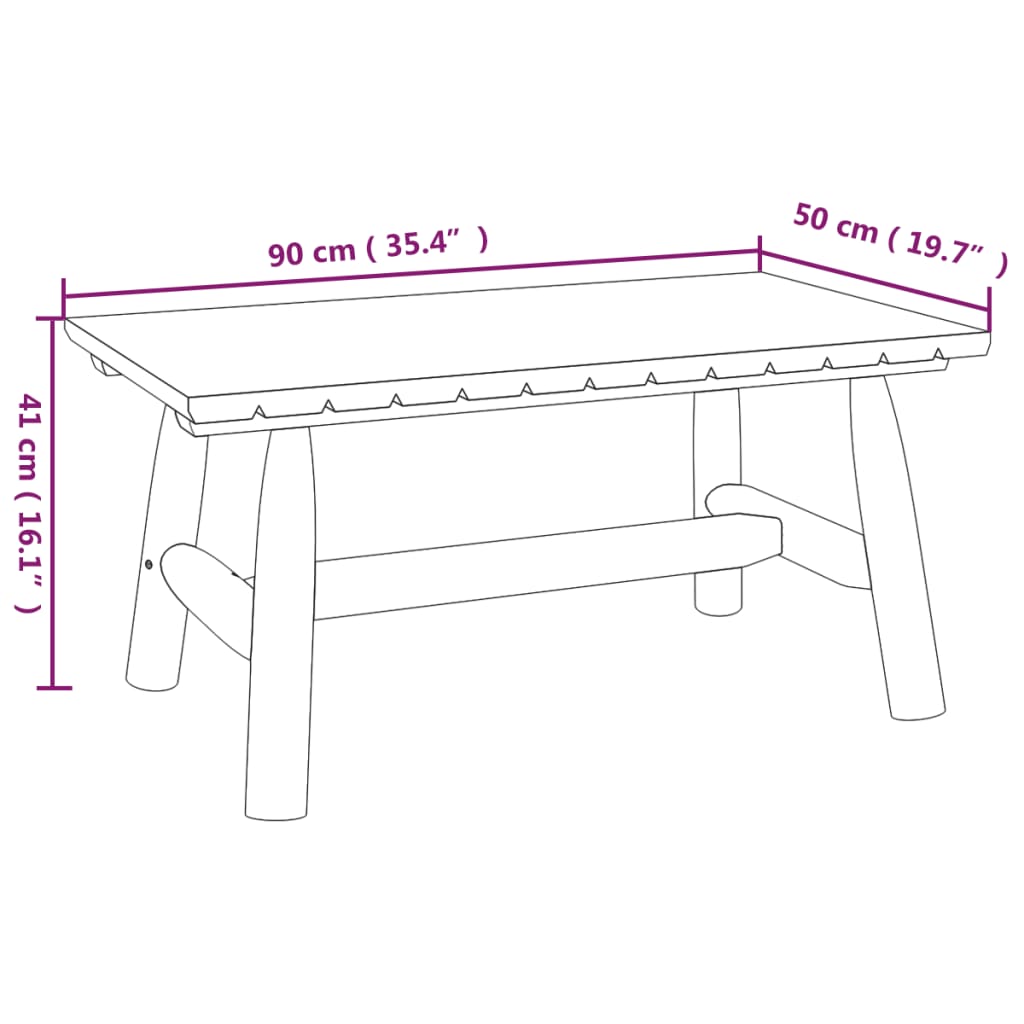 vidaXL Set Divani da Giardino 5 pz in Legno Massello di Abete