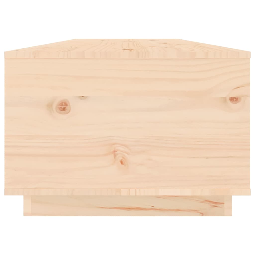 vidaXL Tavolino da Salotto 100x50x35 cm in Legno Massello di Pino