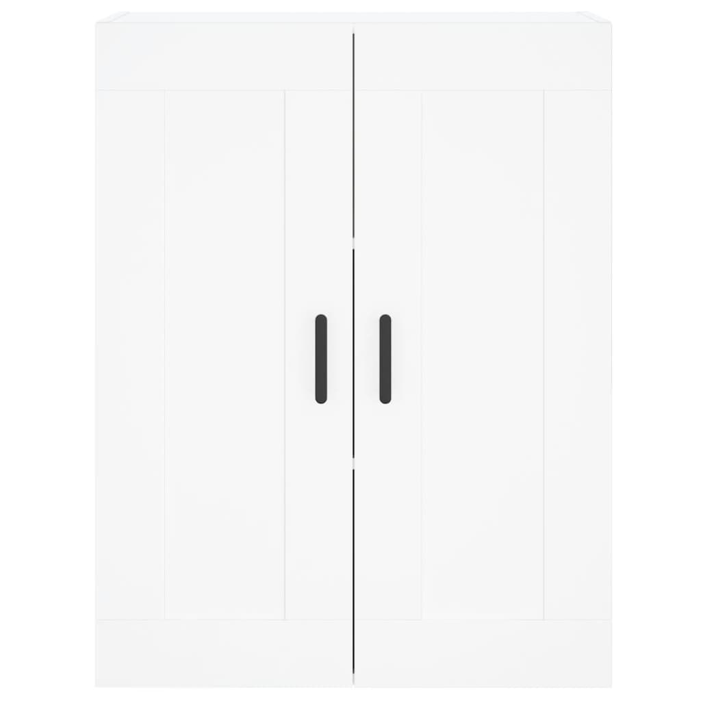 vidaXL Mobile a Parete Bianco 69,5x34,90 cm in Legno Multistrato